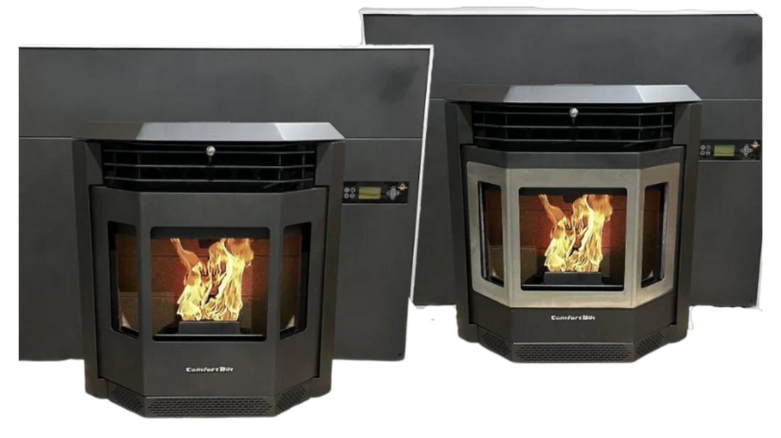 pellet stove insert fireplace