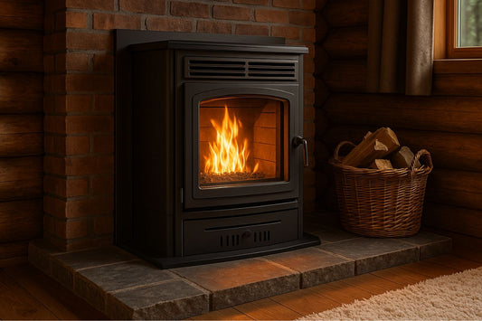 pellet stove insert for fireplace