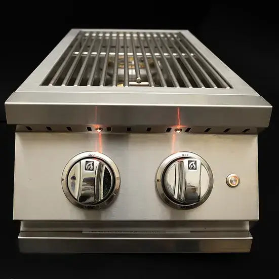 KoKoMo Professional Built In Double Side Burner w/Removable Cover