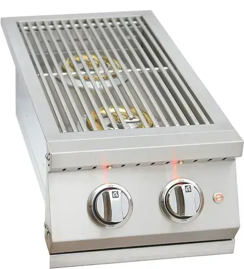KoKoMo Professional Built In Double Side Burner w/Removable Cover