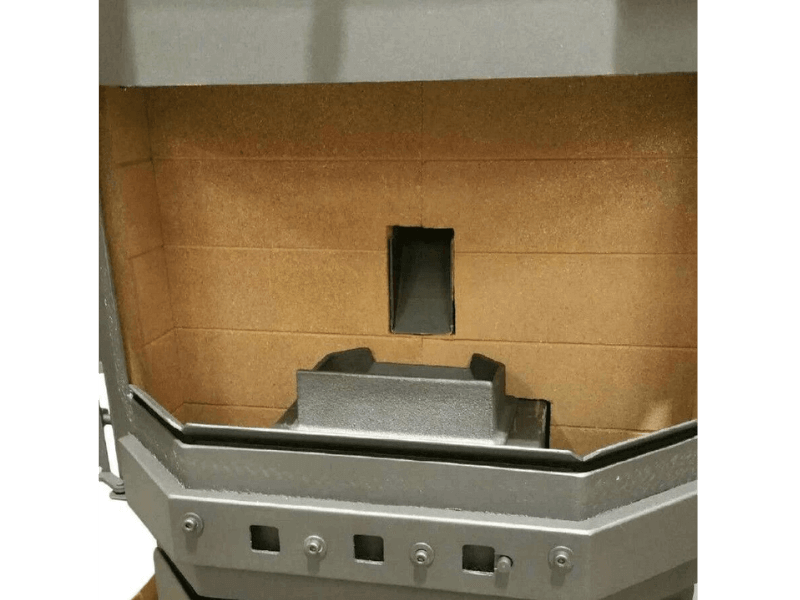 Pellet Stove inside view