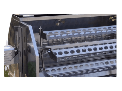Stainless Steel 1" Spit Rotisserie/Roaster Rotary Chicken & Rib Basket