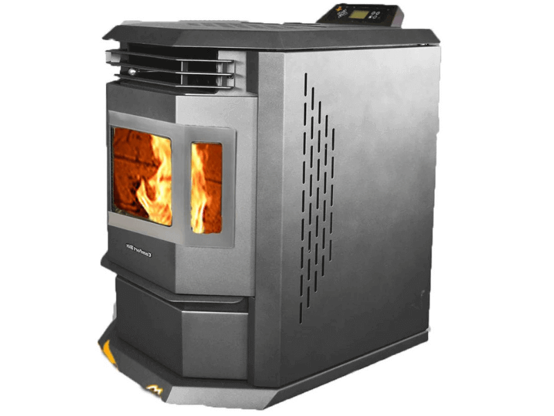 HP22 Pellet Stove left side