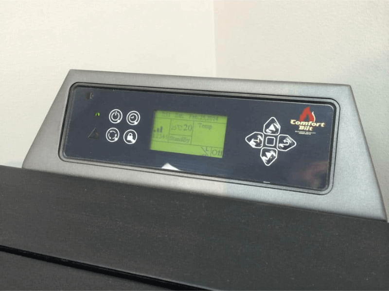 Stove control panel