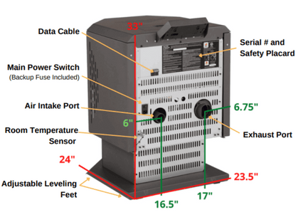 Comfortbilt Stove HP21 back side