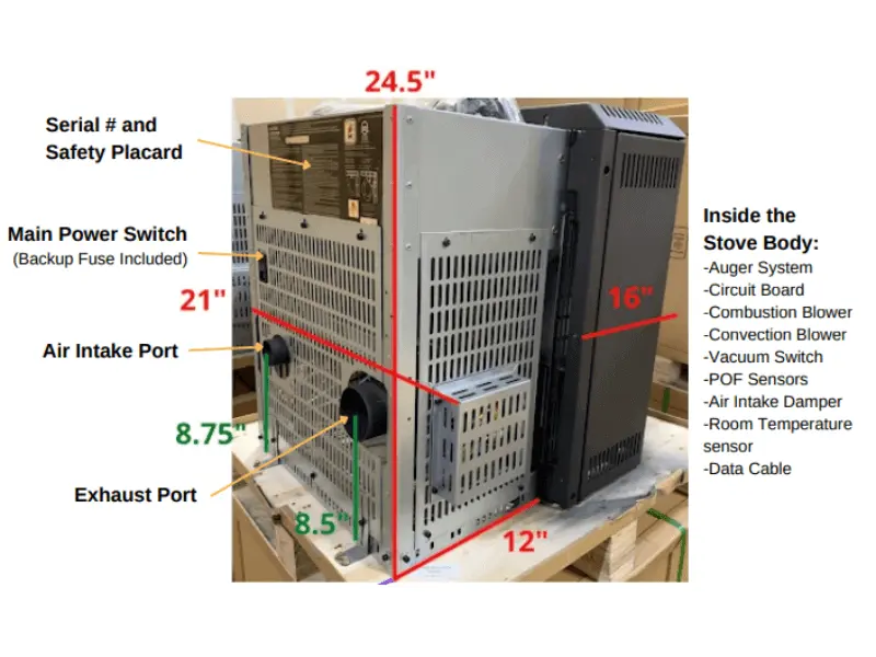 Pellet Stove Insert Comfortbilt HP22I
