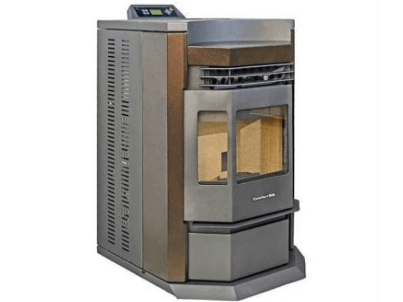 HP22-N Pellet Stove brown left side