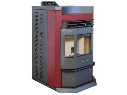 HP22-N Pellet Stove red, left side