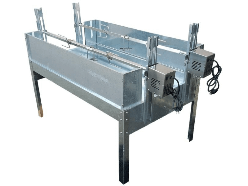 52" Charcoal Double Pig\Lamb Spit Rotisserie