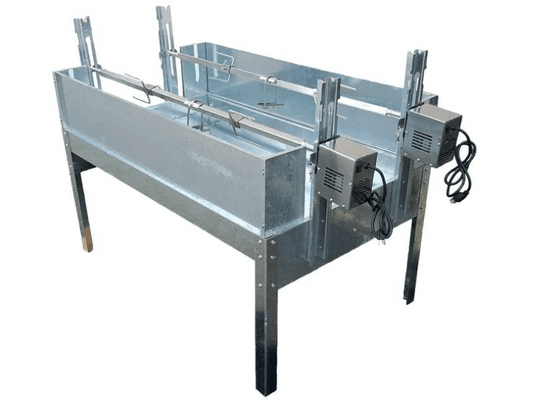52" Charcoal Double Pig\Lamb Spit Rotisserie