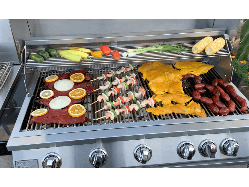 Kokomo 40” Professional Built in Gas Grill (5 Burner/Back Burner)