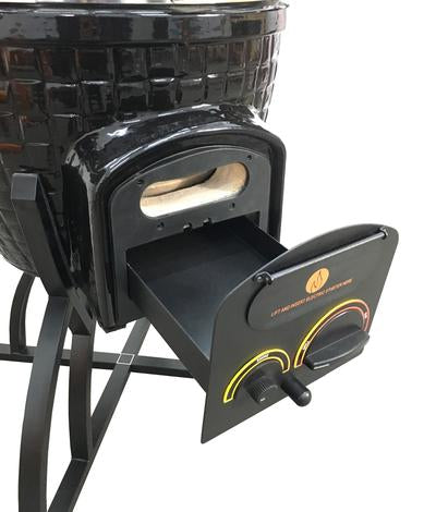 Vision Grills Elite | Series XR402BO Deluxe Ceramic Kamado in Black