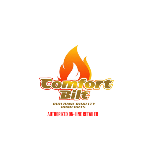 ComfortBilt Flat Wall Hearth Pad - Midnight Black