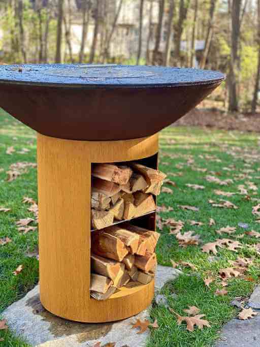 ARTEFLAME | Classic 40" Grill - Tall Round Base With Storage - AFCLHRBST-HomeOutdoors