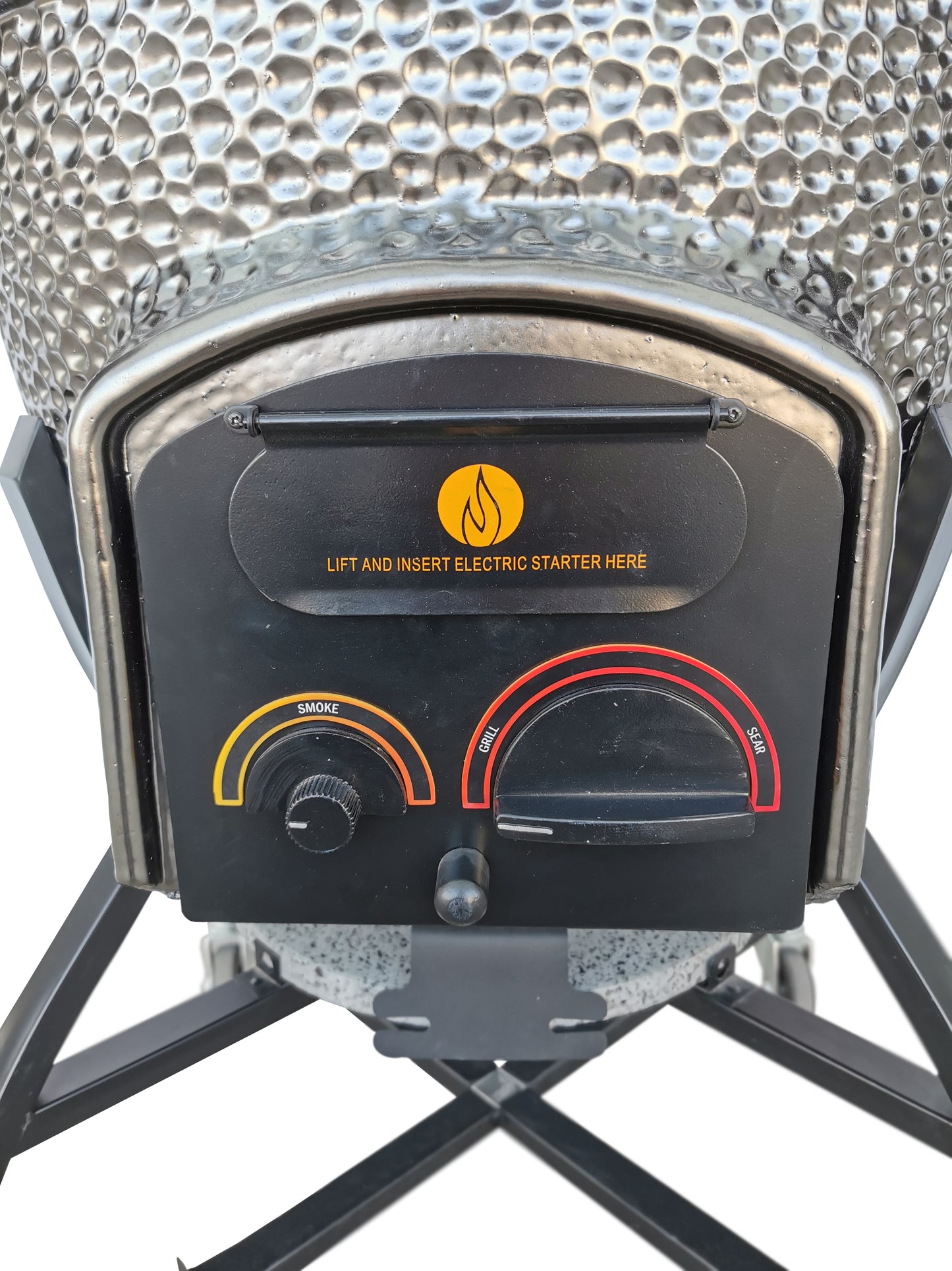 Vision Grills | Elite Series XD402MG Deluxe Ceramic Kamado in Metallic Grey