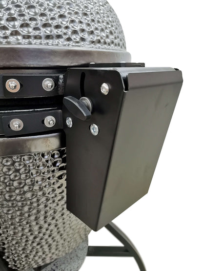 Vision Grills | Elite Series XD402MG Deluxe Ceramic Kamado in Metallic Grey