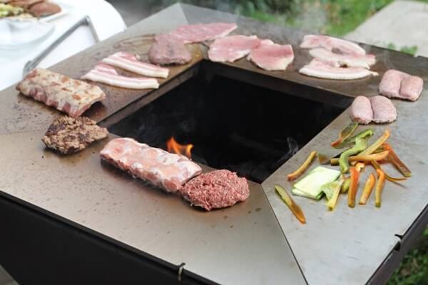 CLEMENTI | Gringo Cube Flat Top Wood Fired BBQ