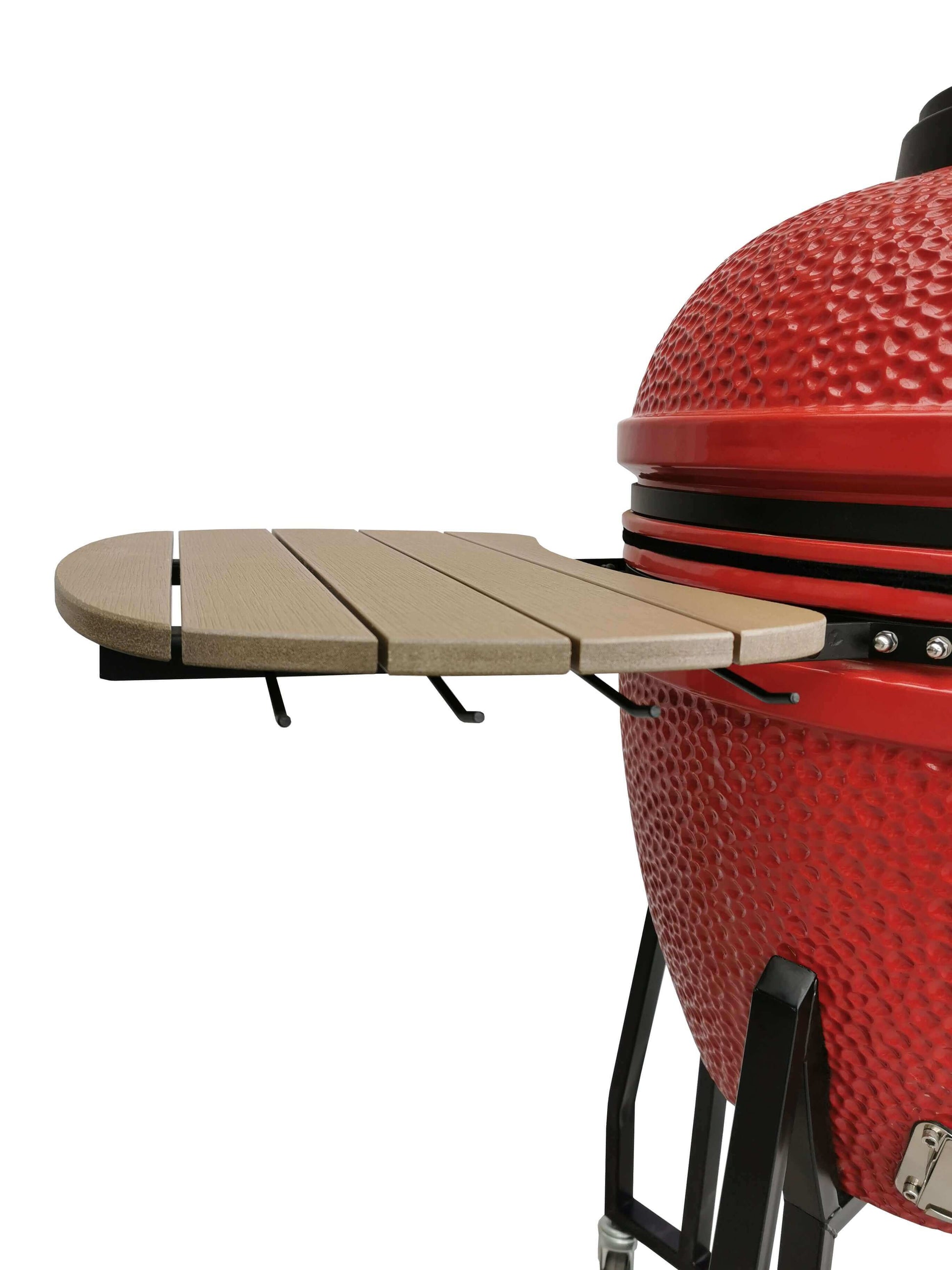Vision Grills | Heavy Duty 1-Series Ceramic Kamado Grill in Red B-R2C2AX-S