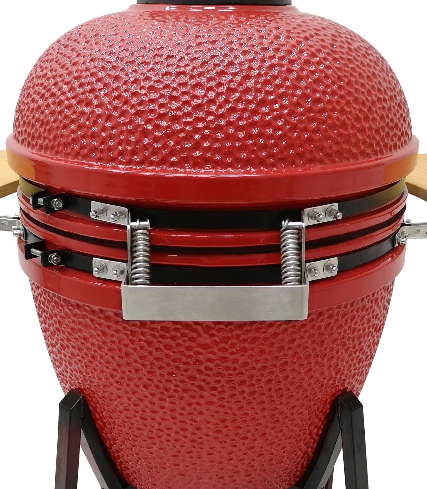 Vision Grills | Heavy Duty 1-Series Ceramic Kamado Grill in Red B-R2C2AX-S
