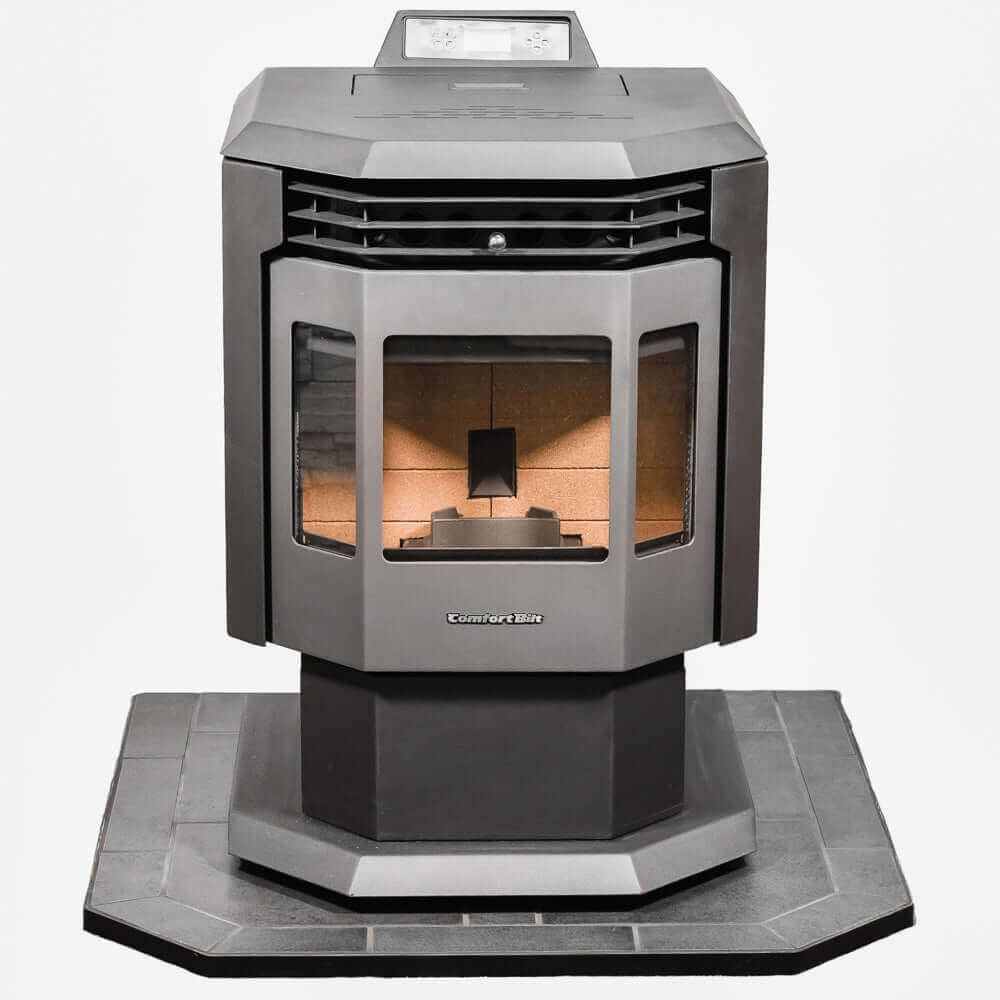 ComfortBilt Flat Wall Hearth Pad - Midnight Black