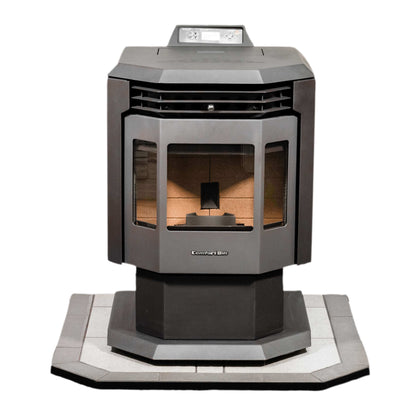 ComfortBilt Flat Wall Hearth Pad - Pewter Rock