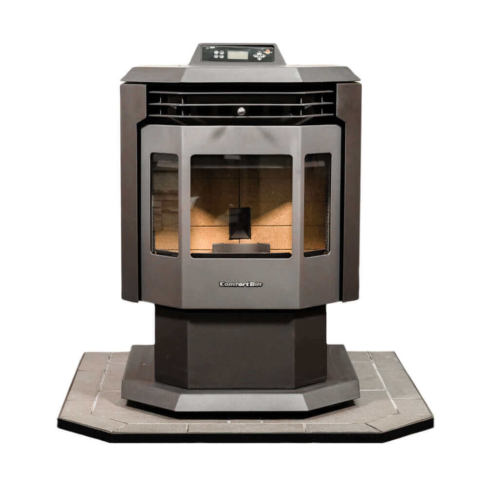 ComfortBilt Flat Wall Hearth Pad - Pewter