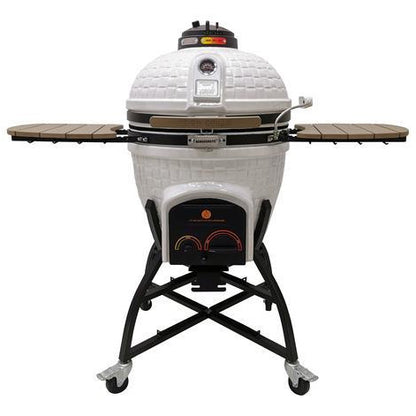 Vision Grills | Elite Series XR402WC Deluxe Ceramic Kamado in White
