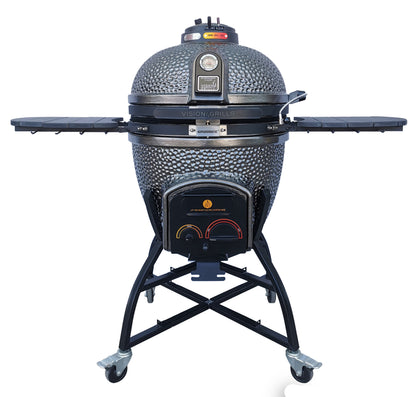 Vision Grills | Elite Series XD402MG Deluxe Ceramic Kamado in Metallic Grey