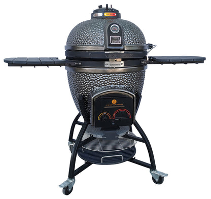 Vision Grills | Elite Series XD402MG Deluxe Ceramic Kamado in Metallic Grey