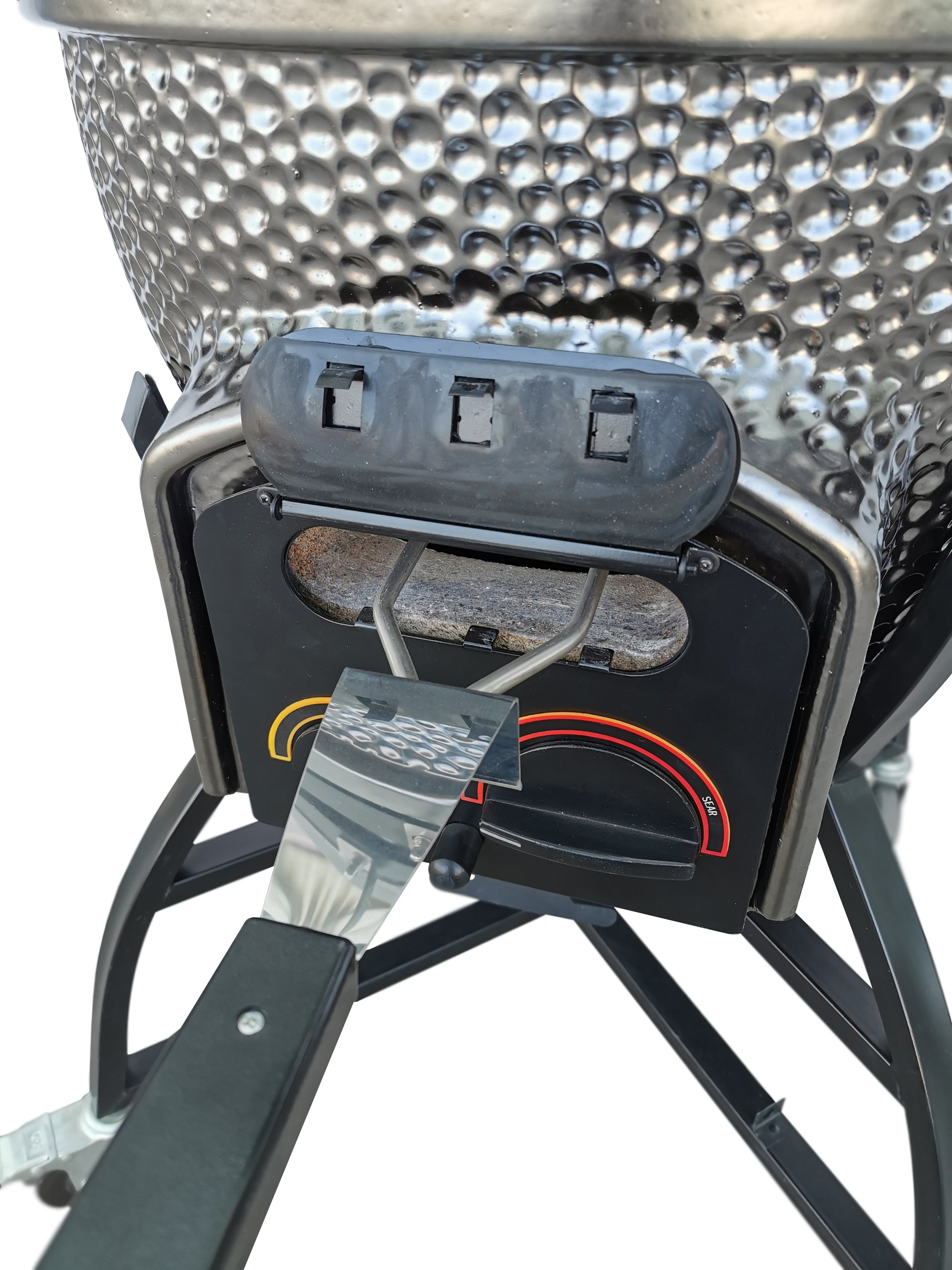 Vision Grills | Elite Series XD402MG Deluxe Ceramic Kamado in Metallic Grey