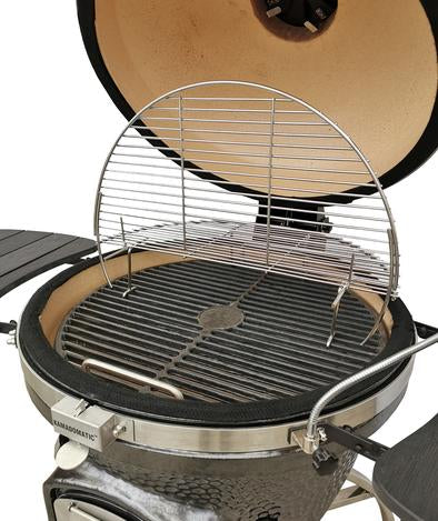 Vision Grills | Elite Series XD702MG Maxis Ceramic Kamado in Gun Metal Grey