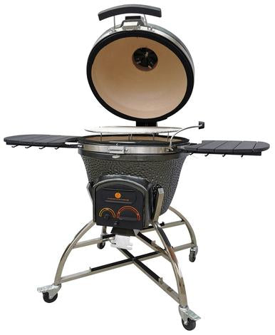 Vision Grills | Elite Series XD702MG Maxis Ceramic Kamado in Gun Metal Grey