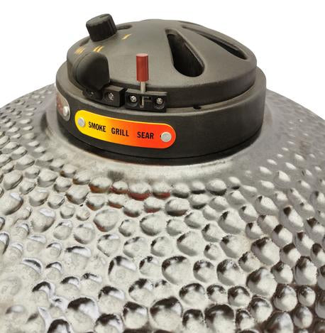 Vision Grills | Elite Series XD702MG Maxis Ceramic Kamado in Gun Metal Grey
