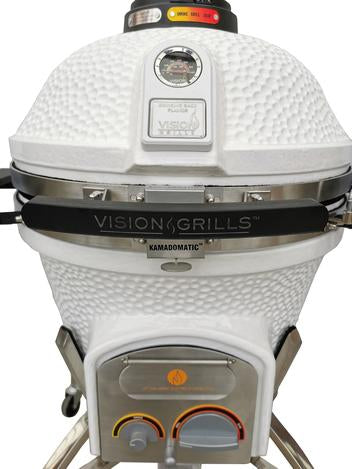 Vision Grills | Elite Series XD702WC Maxis Ceramic Kamado in White