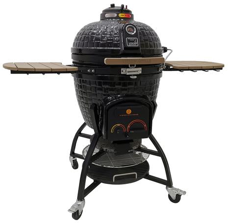 Vision Grills Elite | Series XR402BO Deluxe Ceramic Kamado in Black