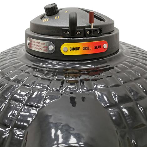 Vision Grills Elite | Series XR402BO Deluxe Ceramic Kamado in Black