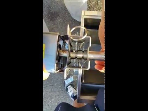 52" Charcoal Hog Roaster Motor Attachment Process