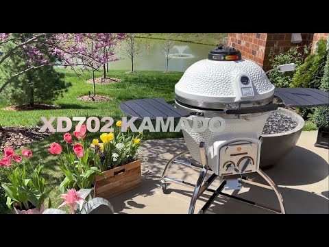 Vision Grills | Elite Series XD702MG Maxis Ceramic Kamado in Gun Metal Grey