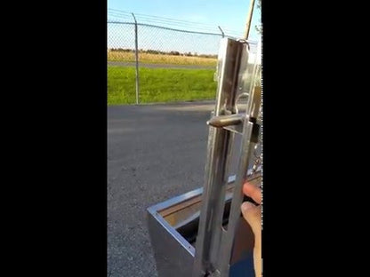 52" Charcoal Hog roaster adjustment