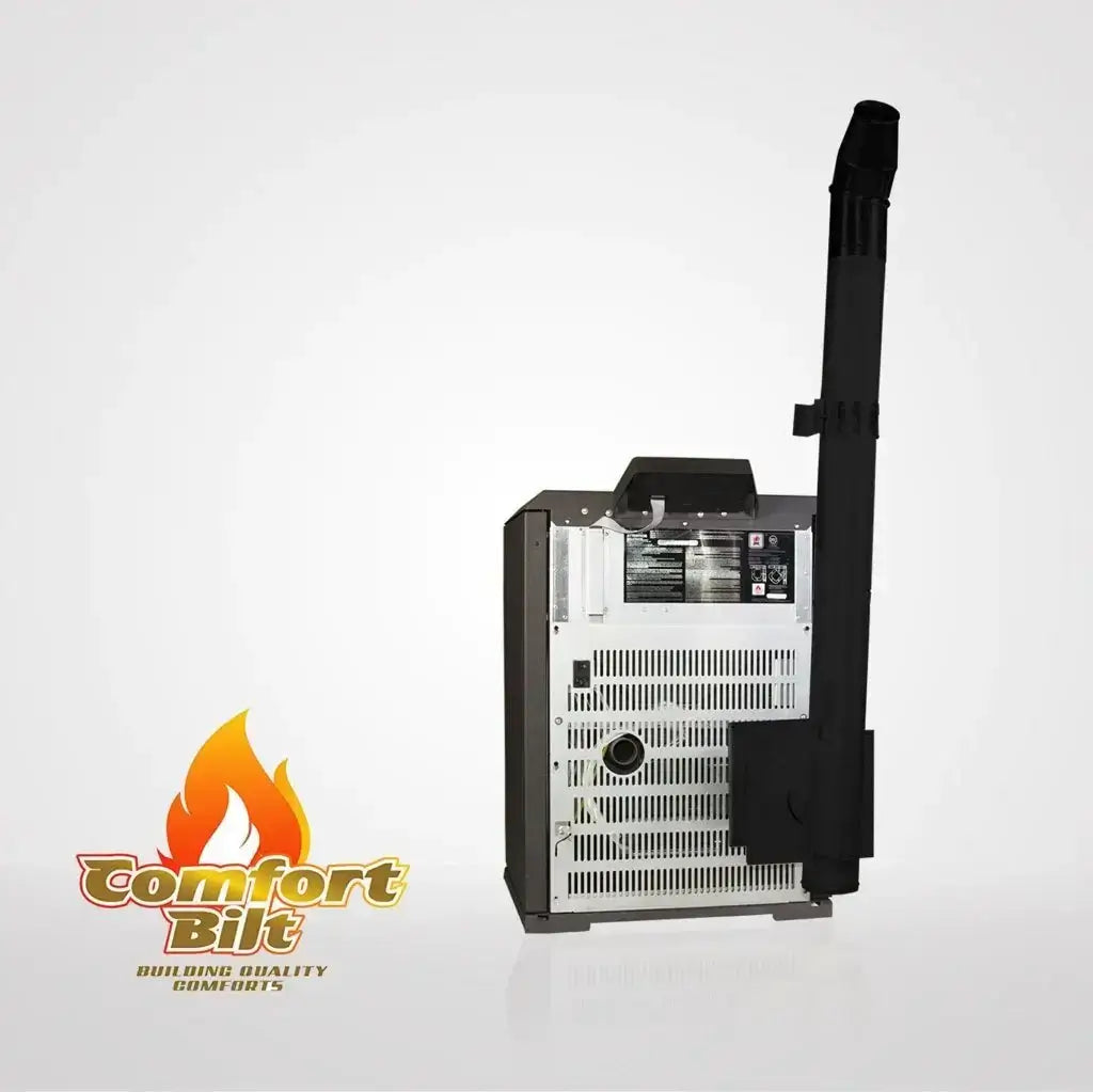 ComfortBilt | 3 INCH PELLET STOVE PIPING KIT - BLACK MATTE /NO ELBOW - 3PVP-KCB-B